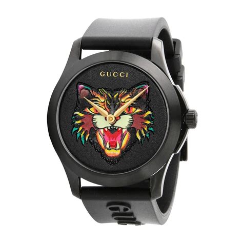 montre gucci noir homme|Gucci women's watches clearance.